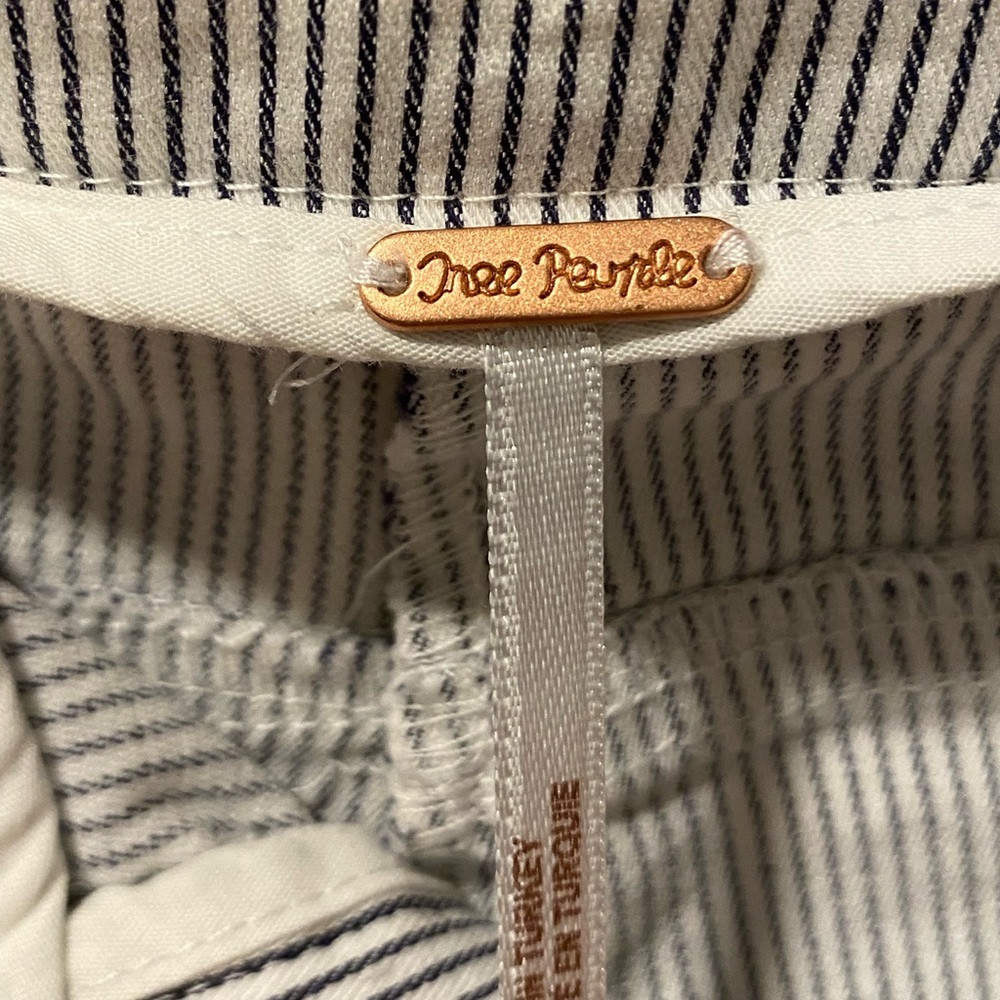 Free People Striped Elastic Pants Size XS - Picture 4 of 8